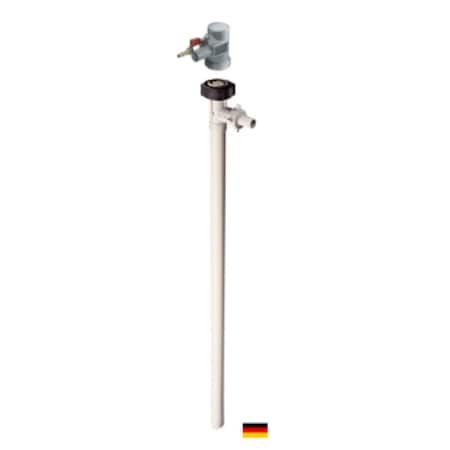 Flux Drum Pump, Polypropylene, 47" Long, Air Operated Motor, 470W Power.  For DEF Service. 24-ZORO0124
